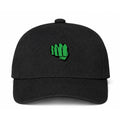 Hulk Punch Logo Black Dad Baseball Cap Hat