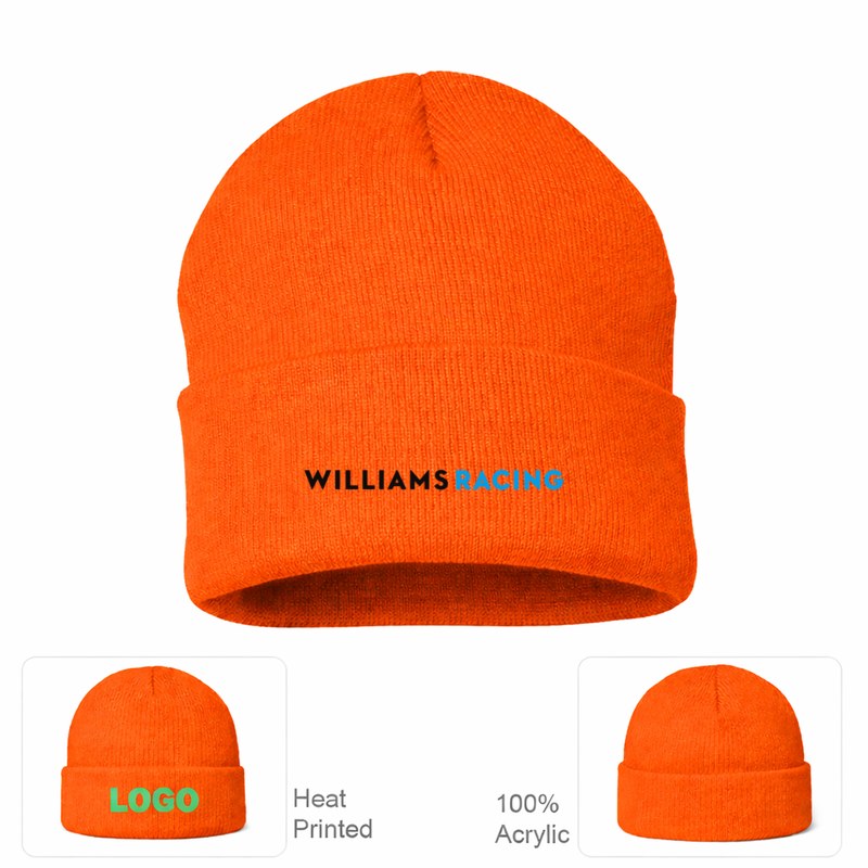 Williams Racing Orange Beanie Hat