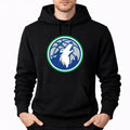 Men's Minnesota Timberwolves Pullover Hoodie - Black