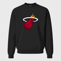 Men's Miami Heat Crewneck Sweatshirt - Black