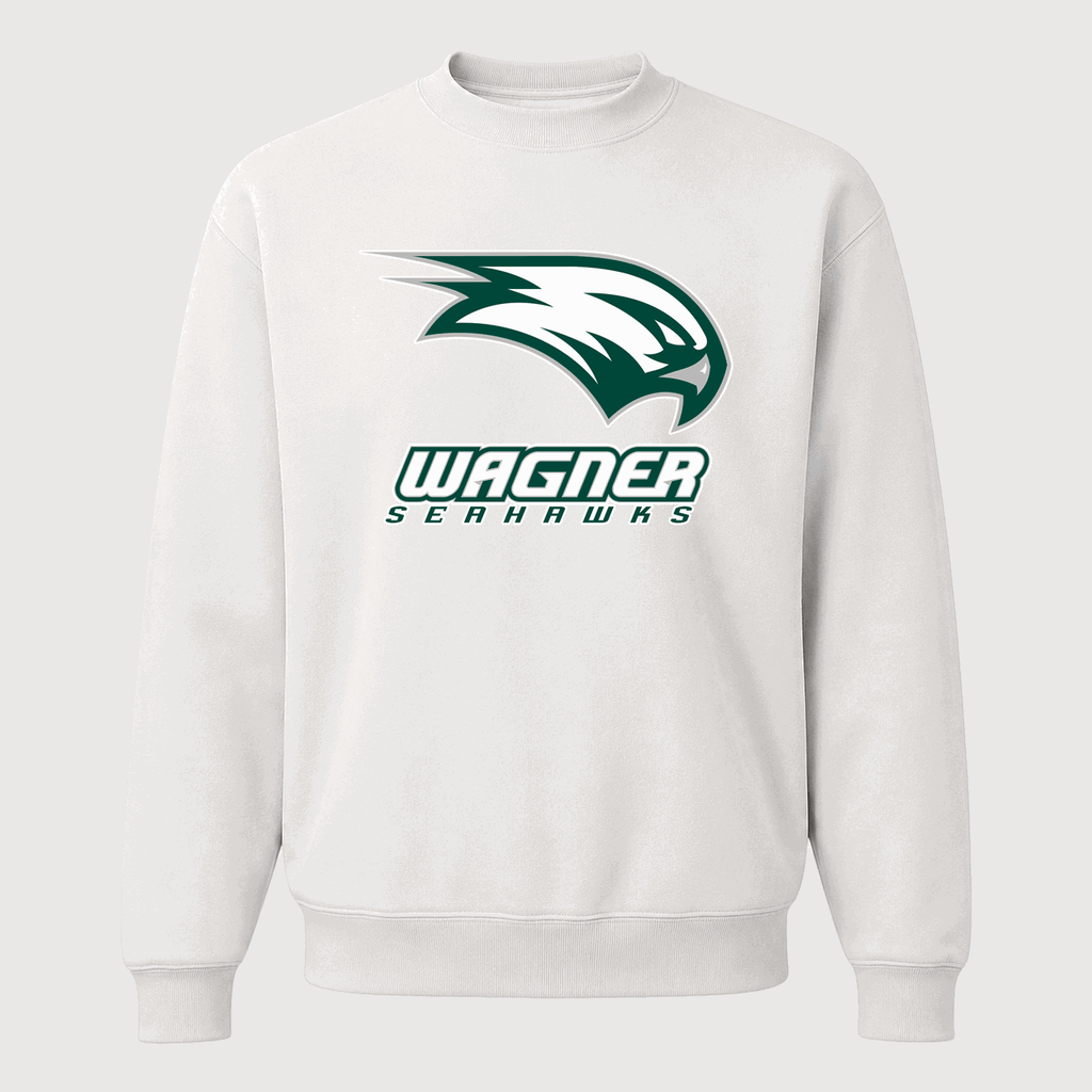 Men's Wagner Seahawks Crewneck Sweatshirt - White