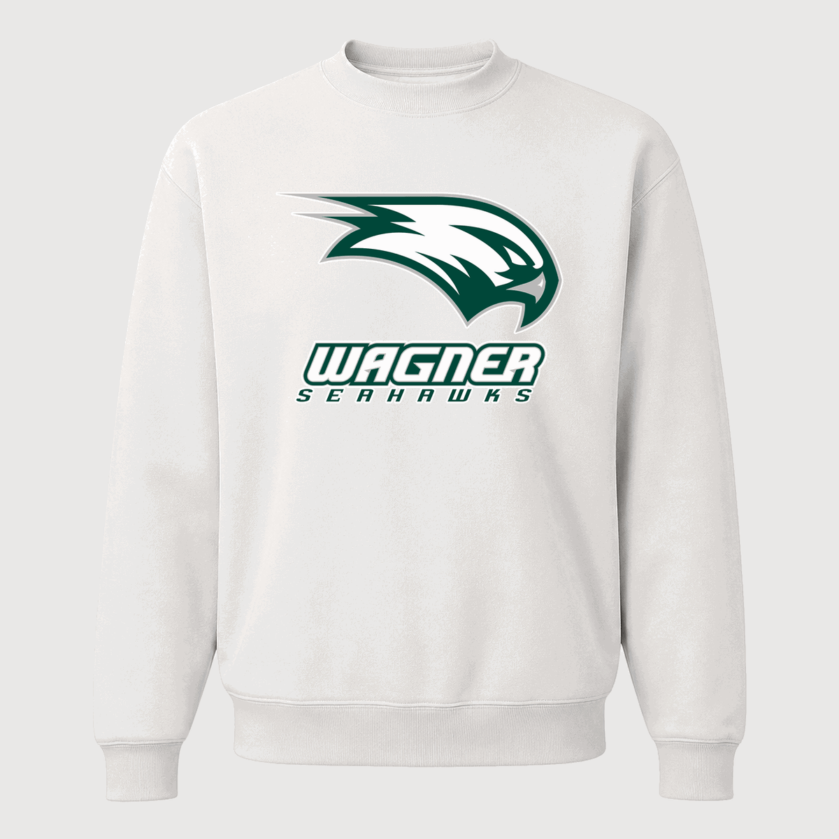 Men's Wagner Seahawks Crewneck Sweatshirt - White