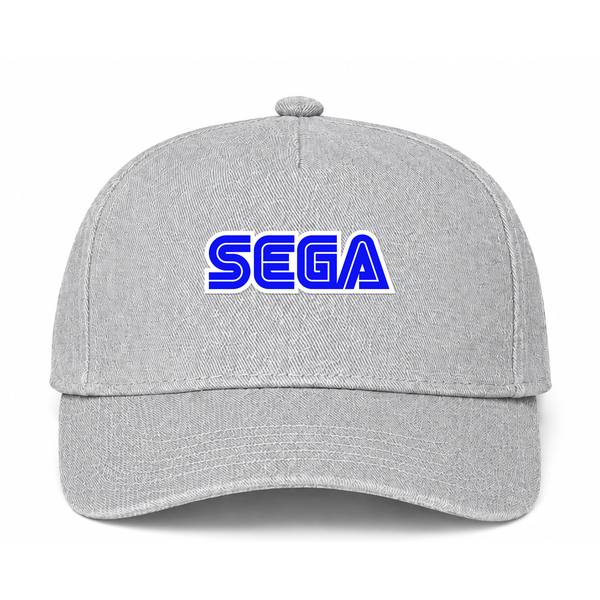 SEGA Logo Gray Dad Baseball Cap Hat