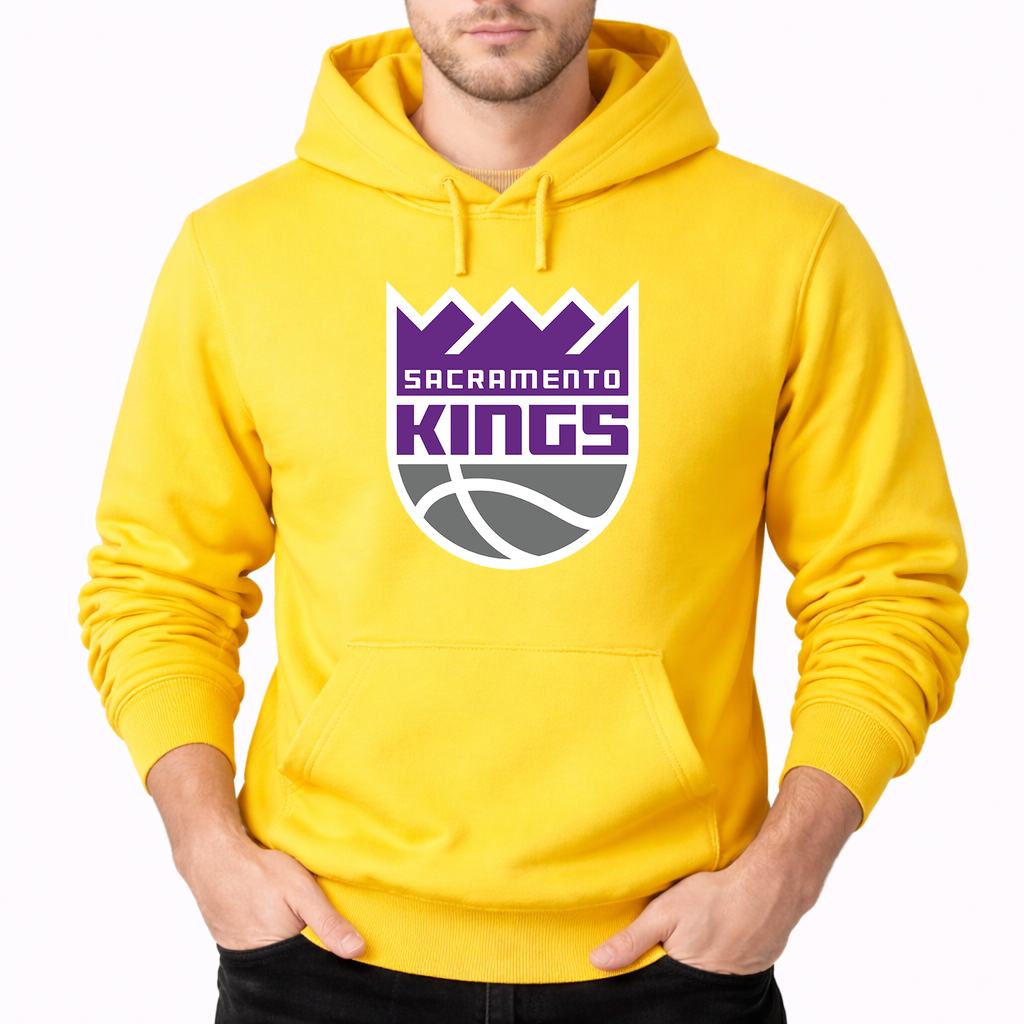 Men's Sacramento Kings Pullover Hoodie - Yellow