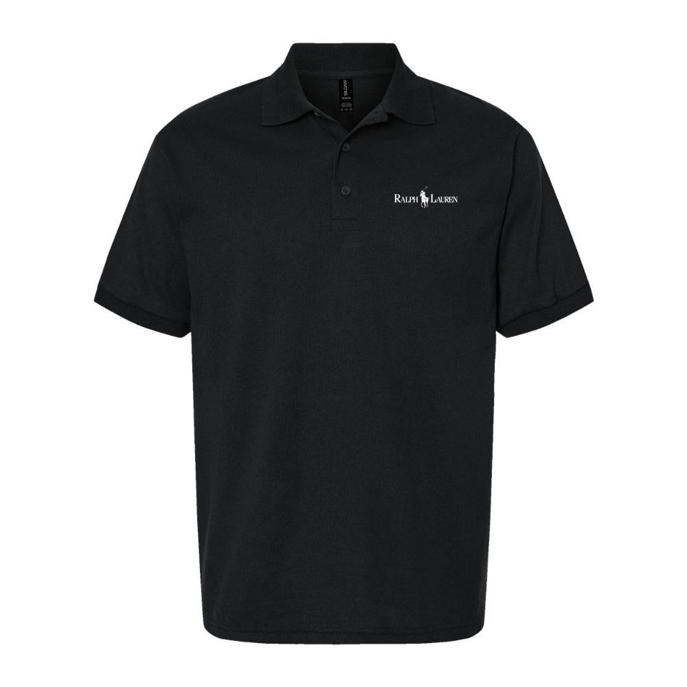 Men's Polo Ralph Lauren white Dry Blend Polo - Black