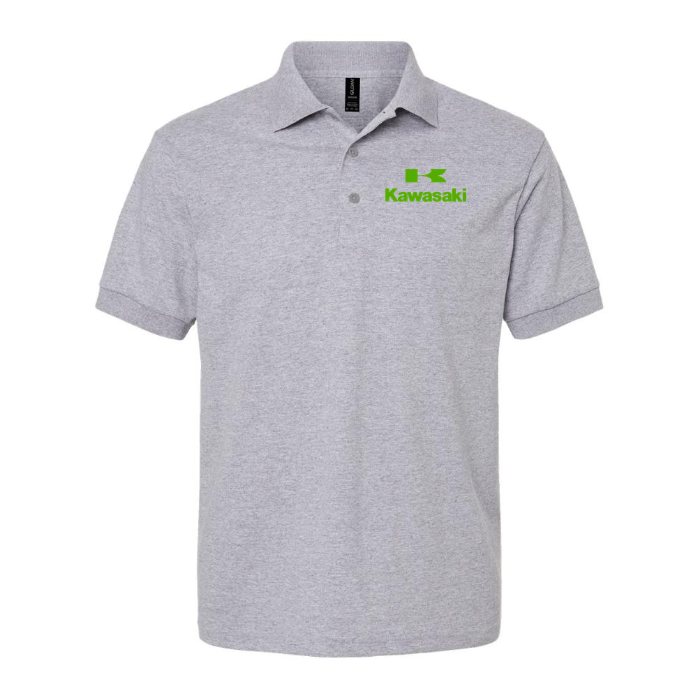 Men's Kawasaki Dry Blend Polo - Gray