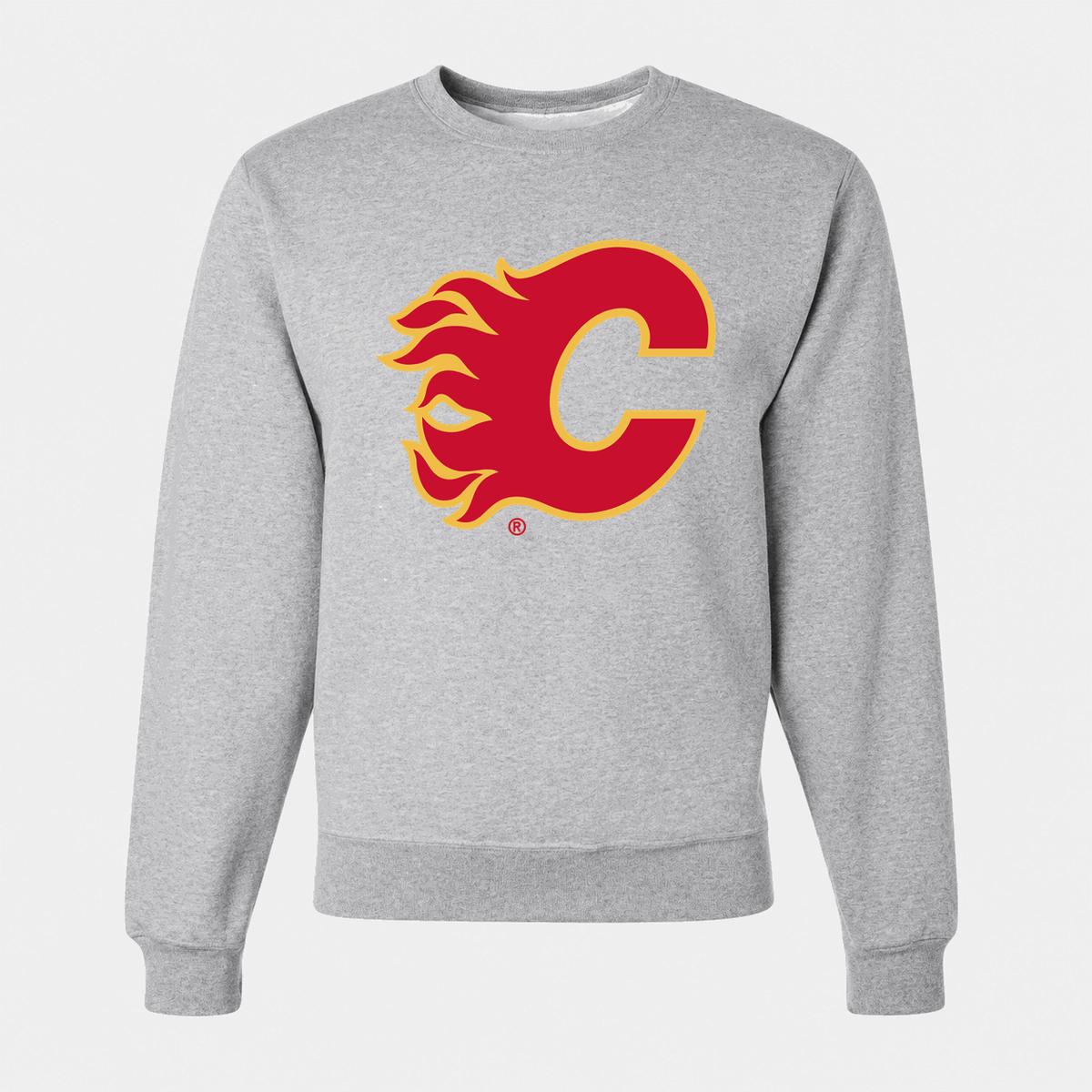 Men's Calgary Flames Crewneck Sweatshirt - Gray