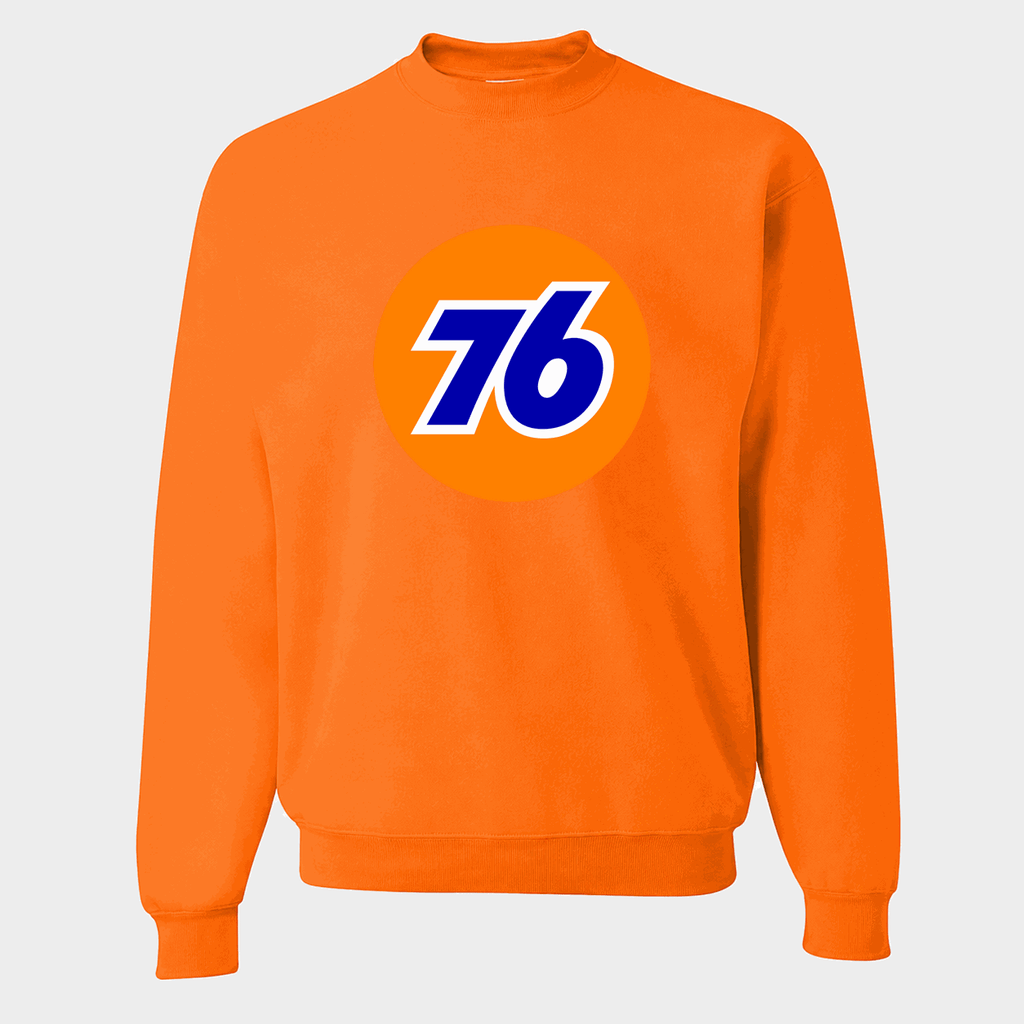 Men's 76 Crewneck Sweatshirt - Orange