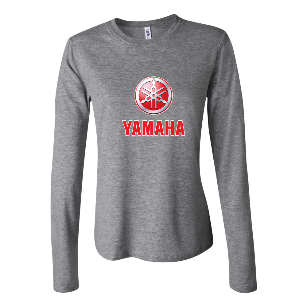 Women's YAMAHA Long Sleeve T-Shirt - Gray