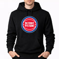 Men's Detroit Pistons Pullover Hoodie - Black