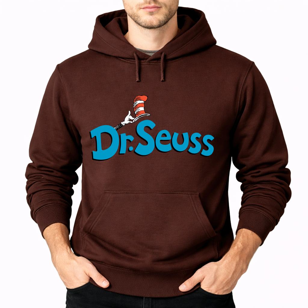 Men's Dr. Seuss Pullover Hoodie - Brown