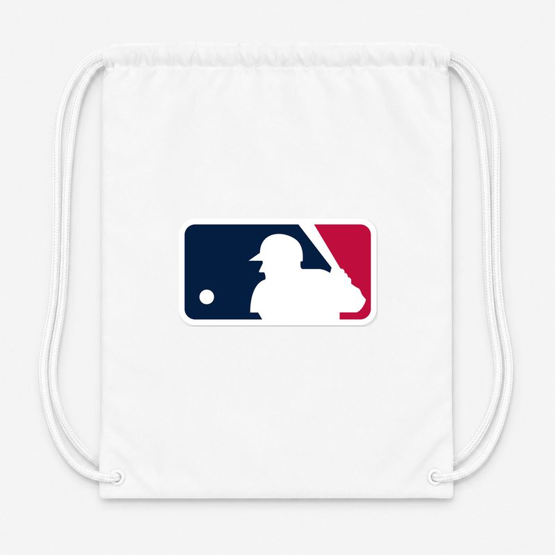 Major League Baseball Drawstring Bag - White