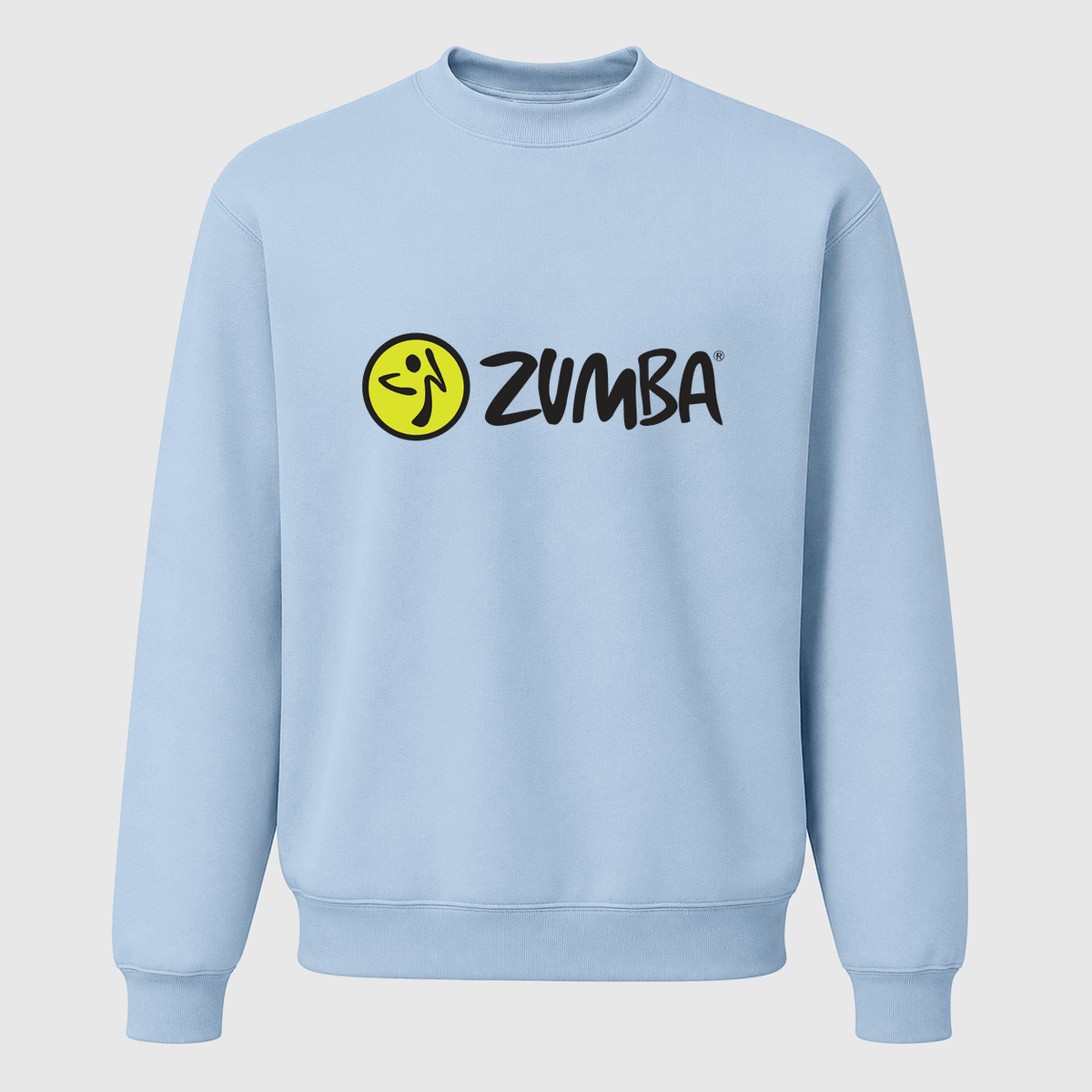 Men's Zumba Fitness Crewneck Sweatshirt - Sky Blue