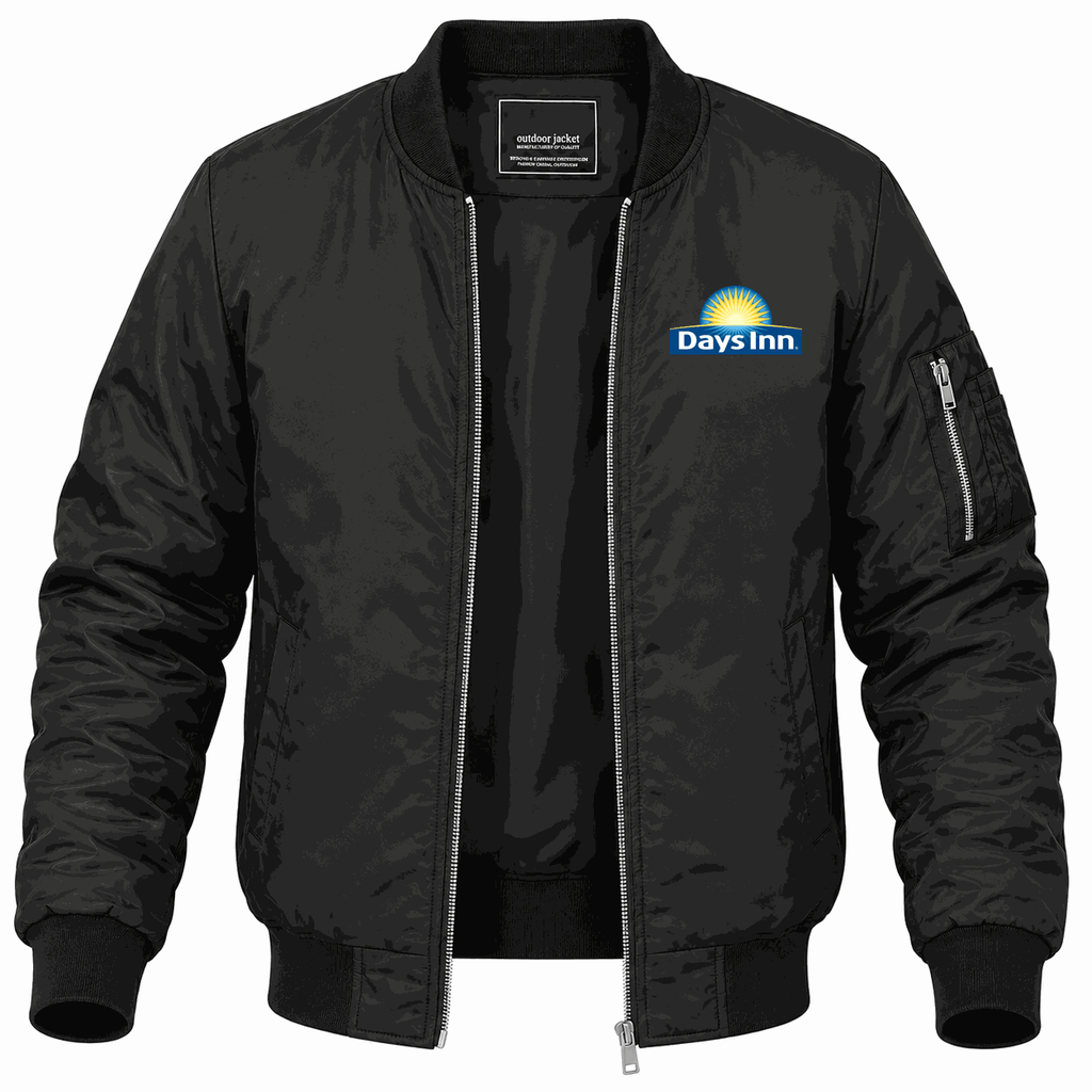 Men's Days Inn Lightweight Bomber Jacket - Black