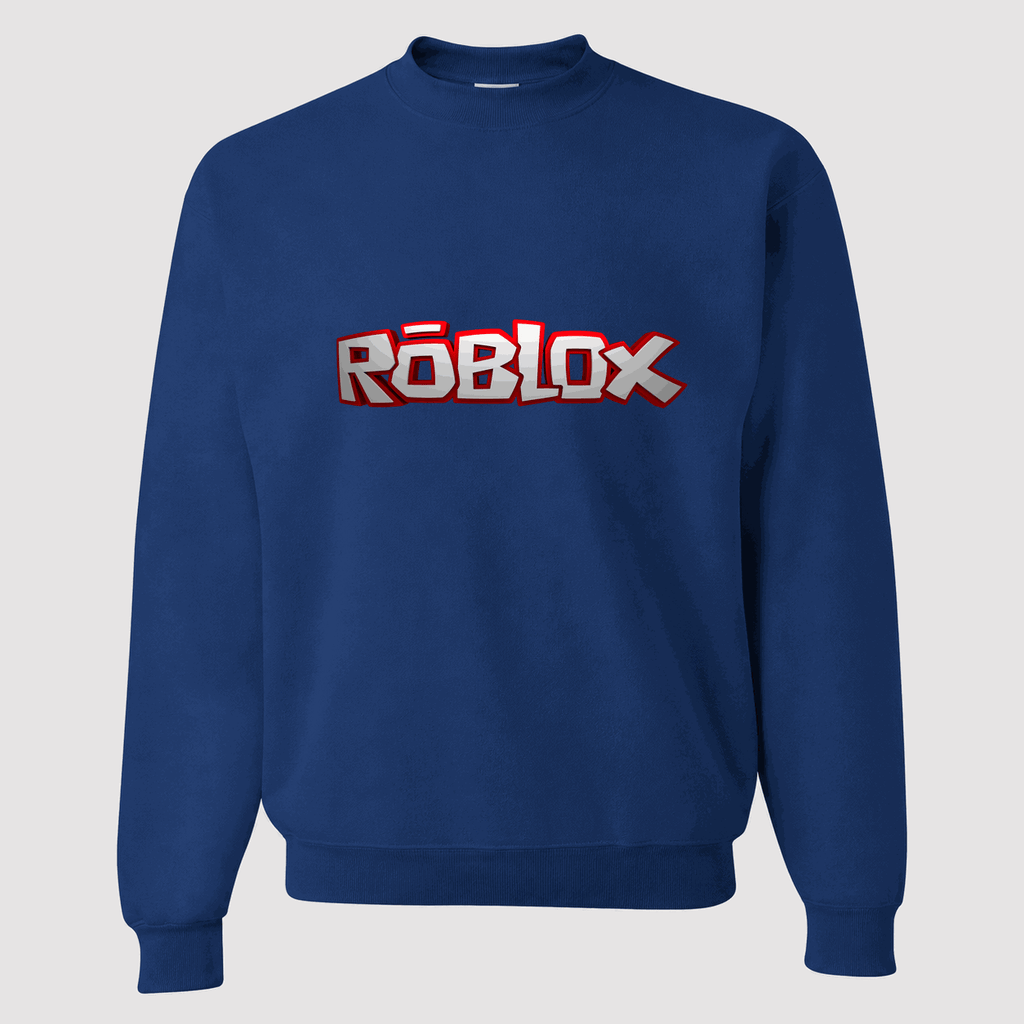 Men's Roblox Crewneck Sweatshirt - Blue