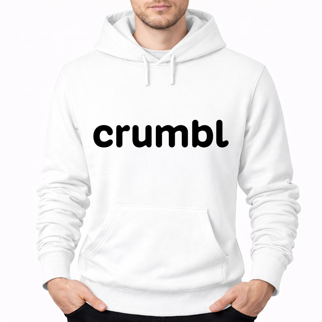 Men's Crumbl Cookies Pullover Hoodie - White