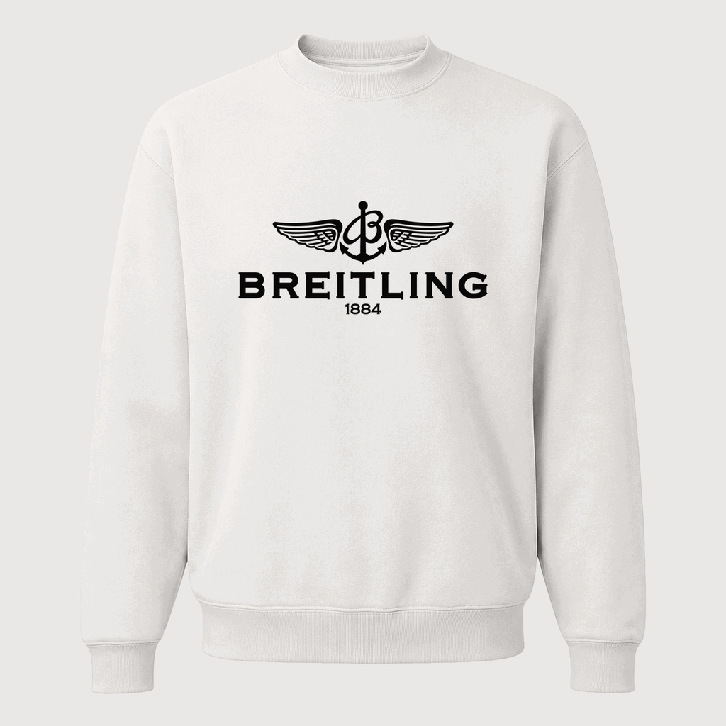 Men's Breitling Crewneck Sweatshirt - White