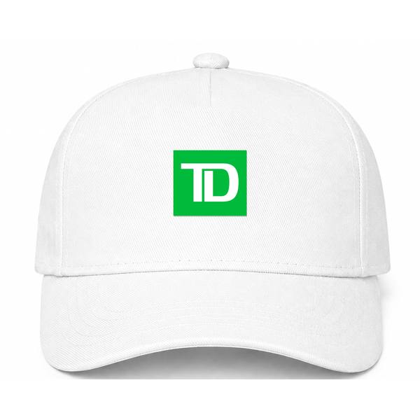 TD Bank Logo White Dad Baseball Cap Hat