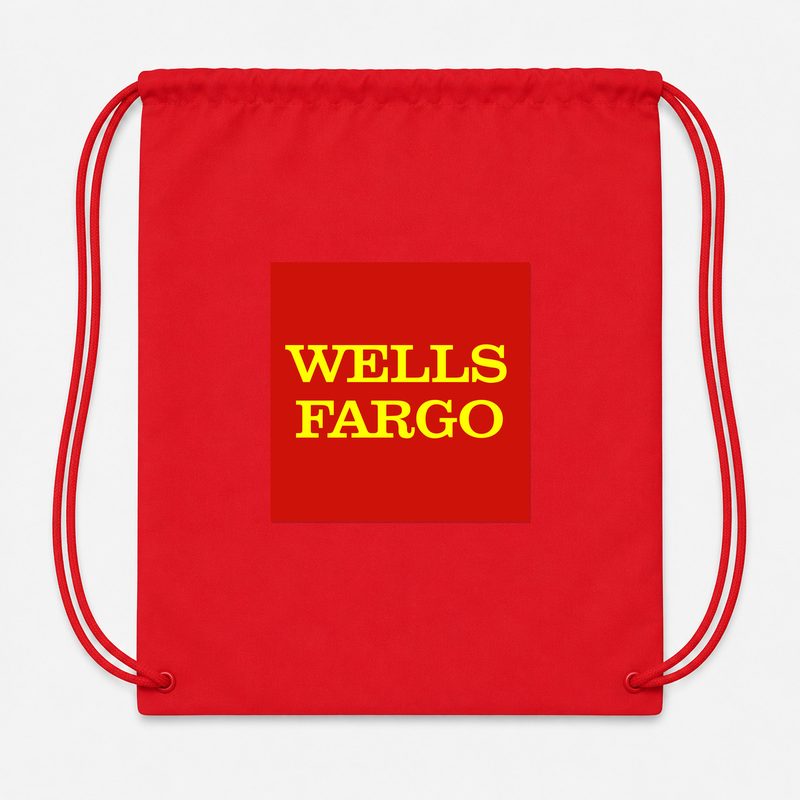 Wells Fargo Drawstring Bag - Red