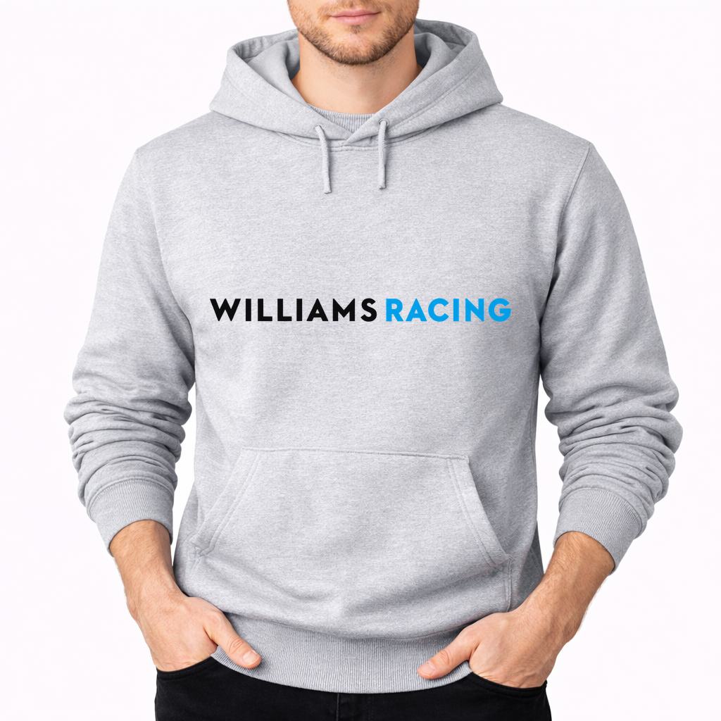 Men's Williams Racing Pullover Hoodie - Gray