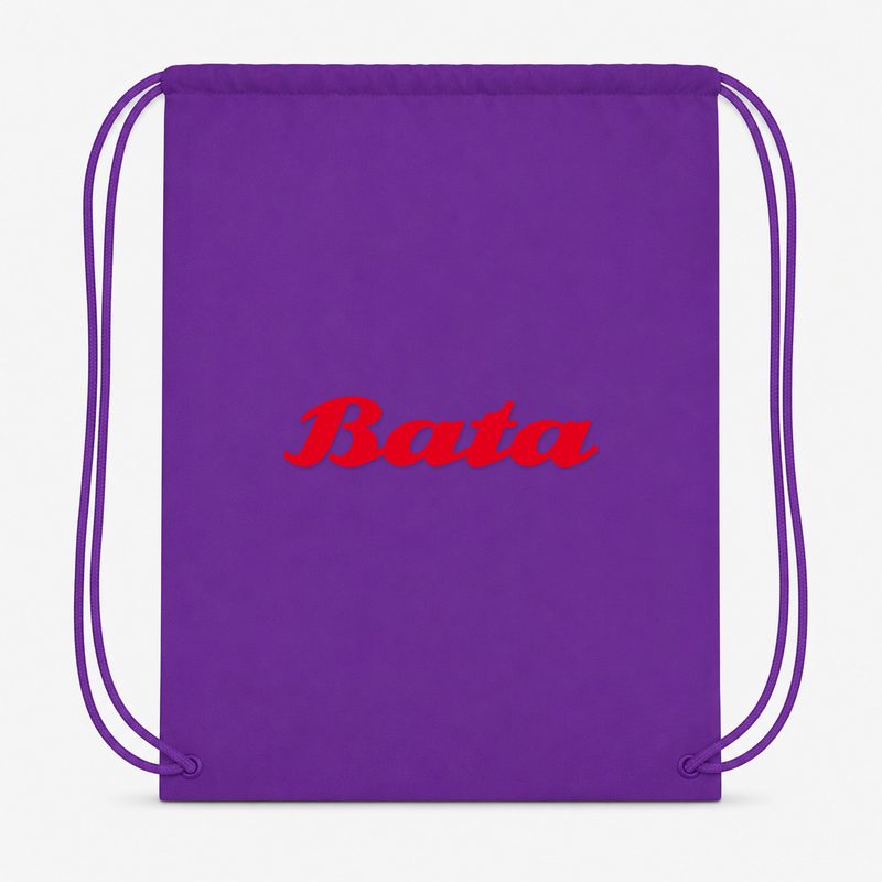 Bata Drawstring Bag - Purple