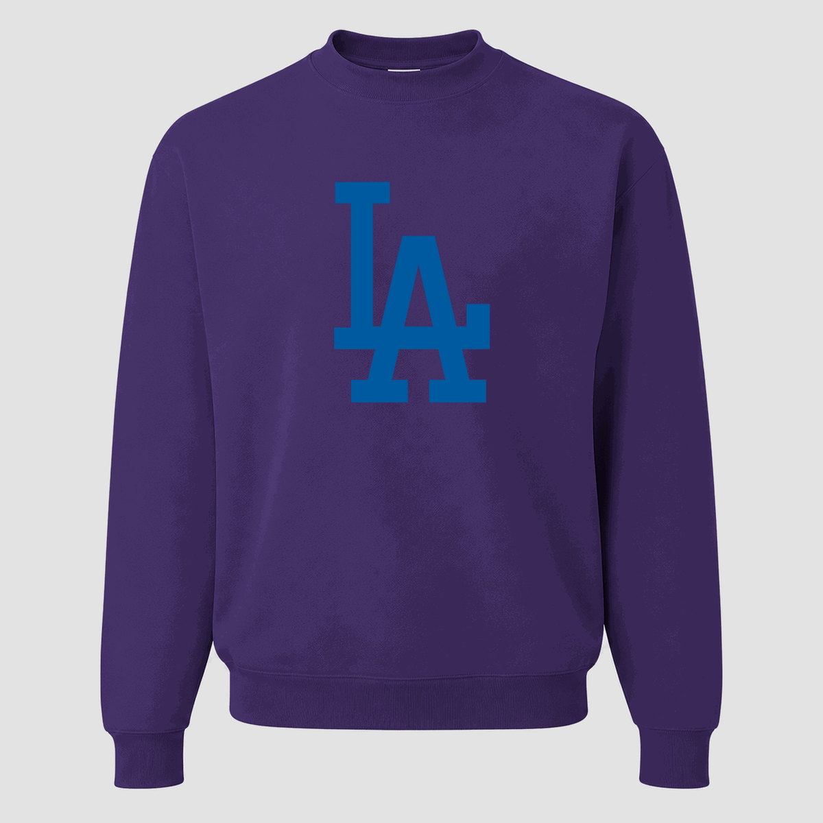 Men's Los Angeles Dodgers Crewneck Sweatshirt - Purple