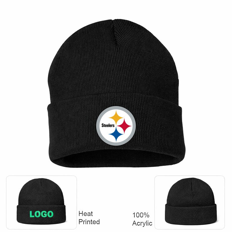Pittsburgh Steelers Black Beanie Hat