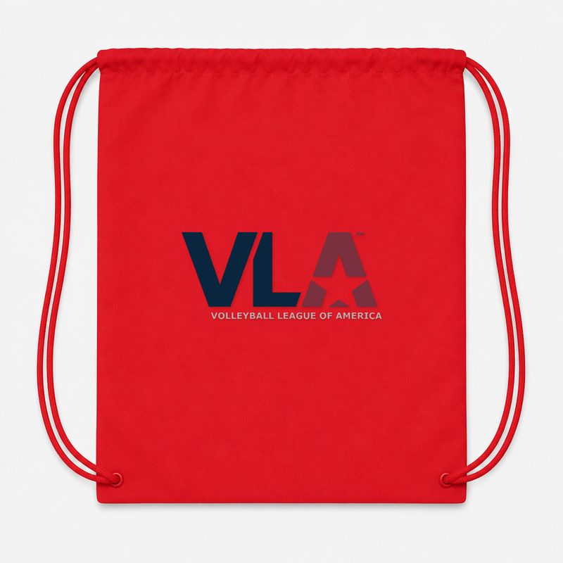 American Volleyball League Drawstring Bag - Red