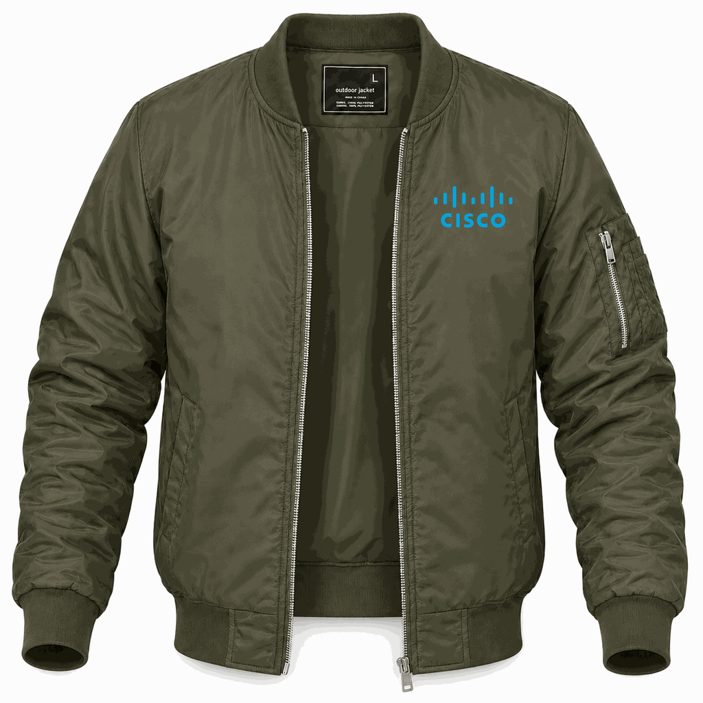 Men's Cisco Lightweight Bomber Jacket - Army Green