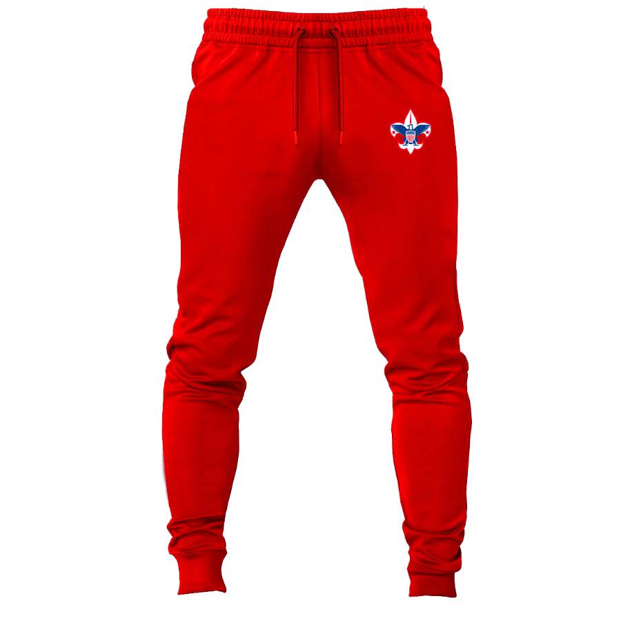 Boy Scouts joggers sweatpants - Red