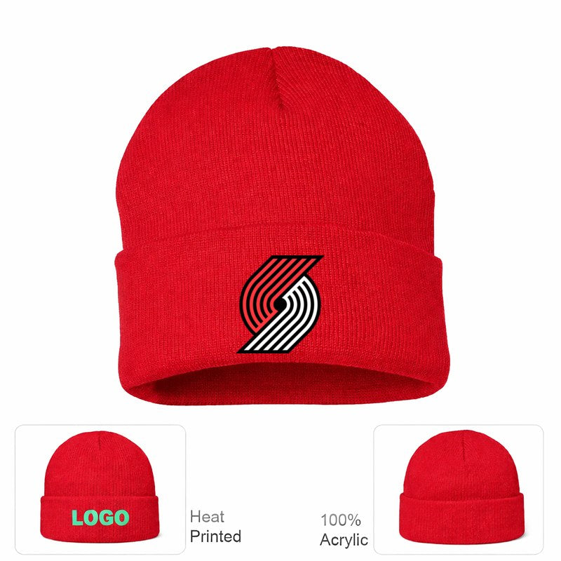 Portland Trail Blazers Red Beanie Hat