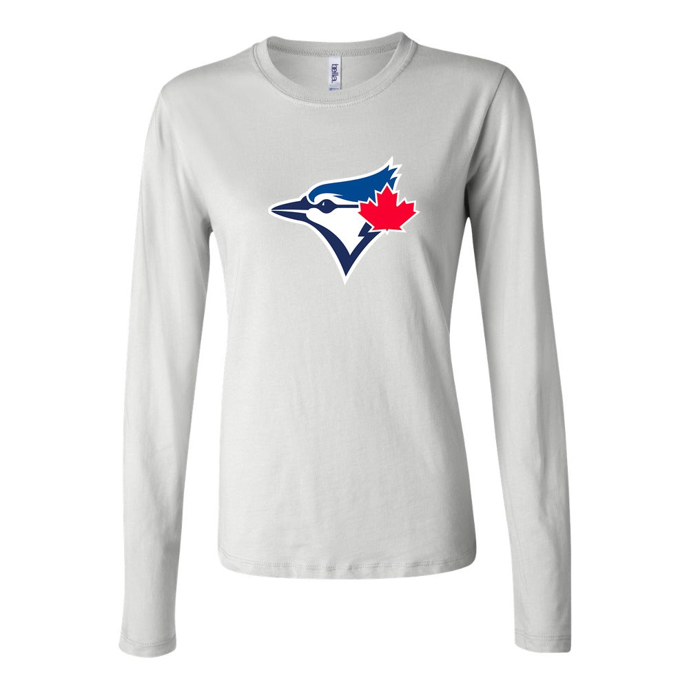 Women's Toronto Blue Jays Long Sleeve T-Shirt - White