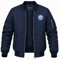 Men's Brabham Racing Lightweight Bomber Jacket - Navy