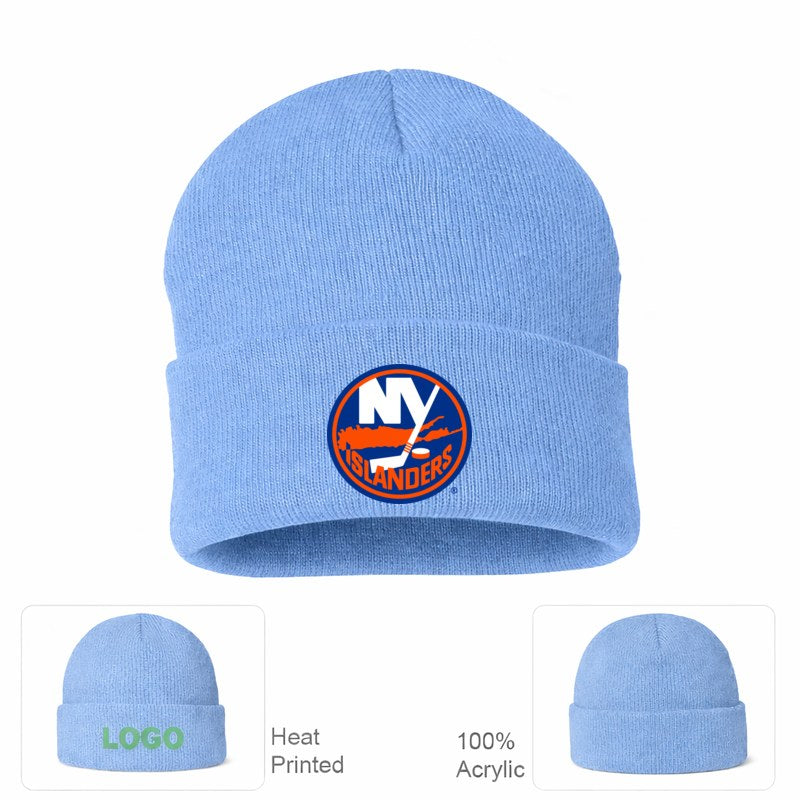 New York Islanders Sky Blue Beanie Hat