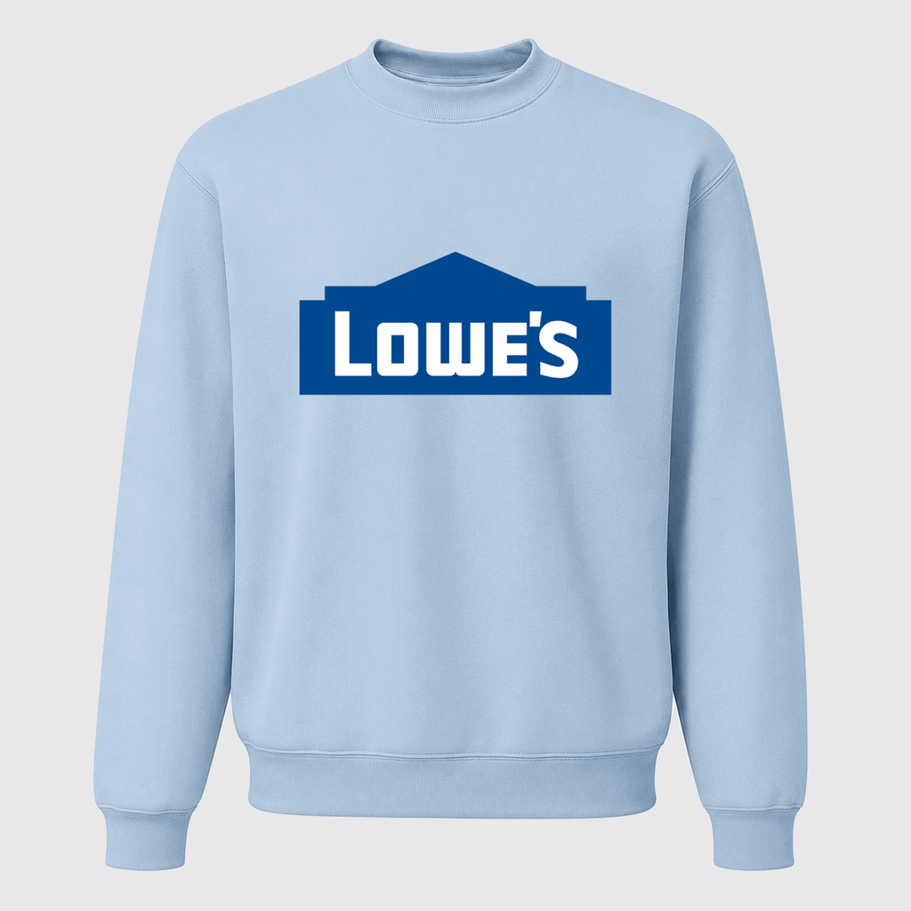 Men's Lowe's Crewneck Sweatshirt - Sky Blue