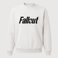 Men's Fallout Black Logo Crewneck Sweatshirt - White