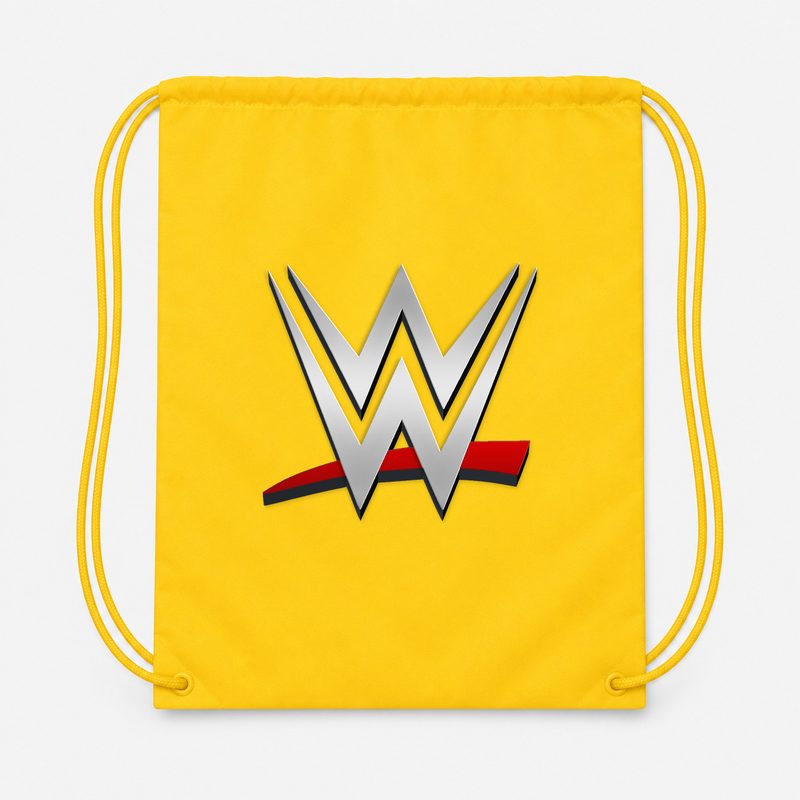 WWE Wrestling Drawstring Bag - Yellow