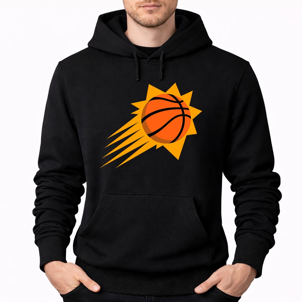 Men's Phoenix Suns Pullover Hoodie - Black