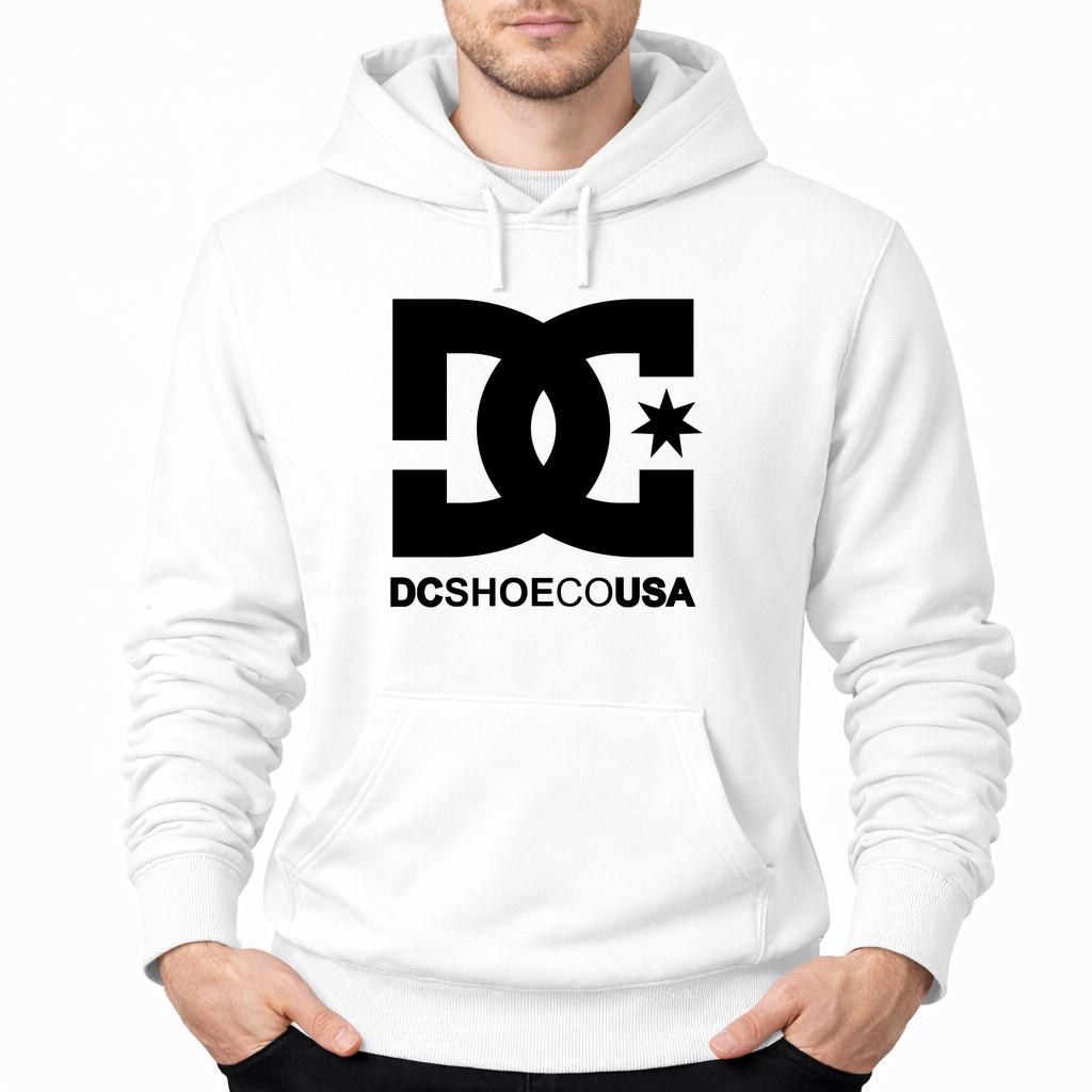 Men's DC Pullover Hoodie - White