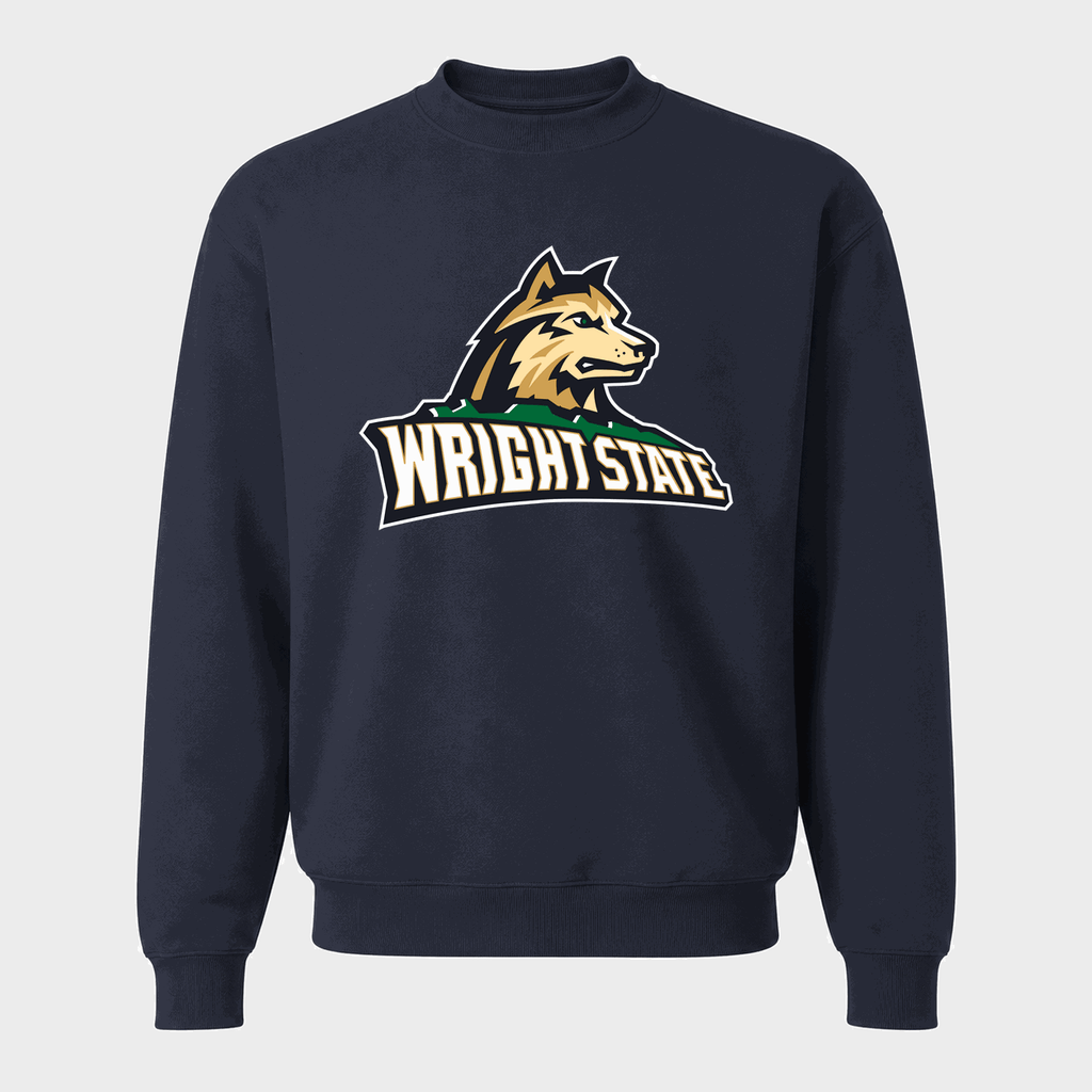 Men's Wright State Raiders Crewneck Sweatshirt - Navy