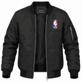 Men's NBA Lightweight Bomber Jacket - Black