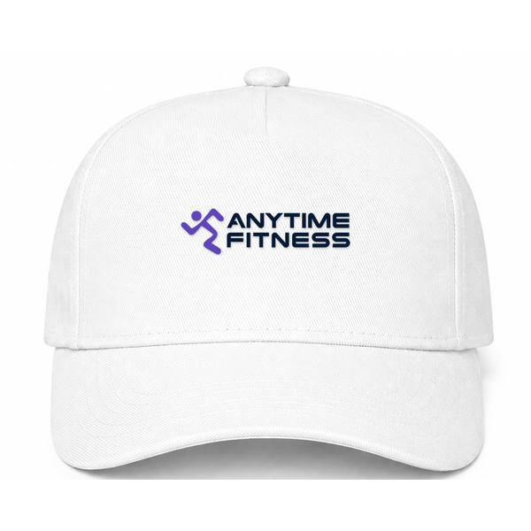 Anytime Fitness Logo White Dad Baseball Cap Hat