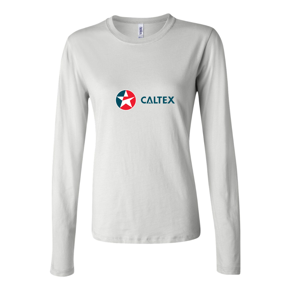 Women's Caltex Long Sleeve T-Shirt - White