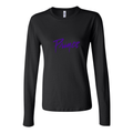 Women's Prince Logo 768x432 Long Sleeve T-Shirt - Black