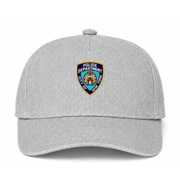 NYPD Logo Gray Dad Baseball Cap Hat