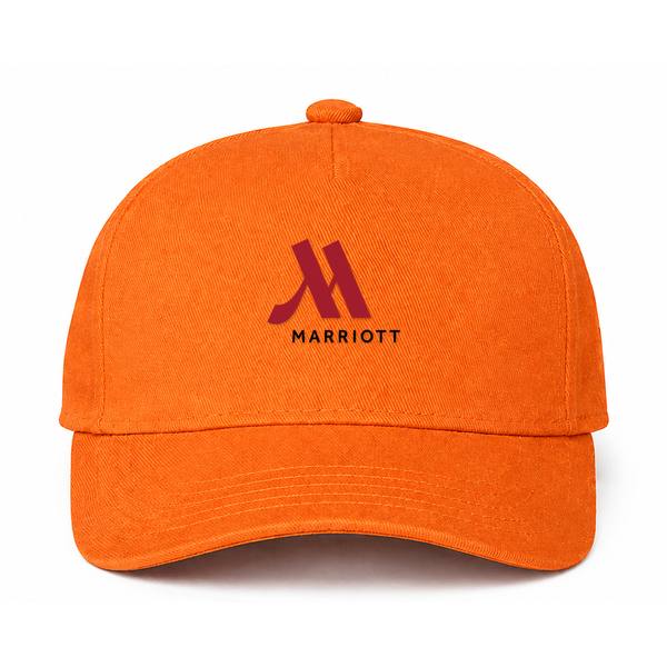 Marriott Logo Orange Dad Baseball Cap Hat