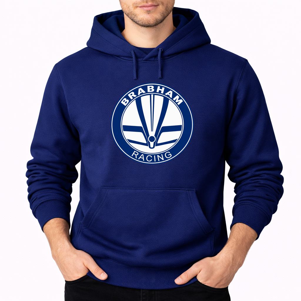 Men's Brabham Racing Pullover Hoodie - Navy