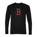 Men's Boston Red Sox Polyester Long Sleeve T-Shirt - Black