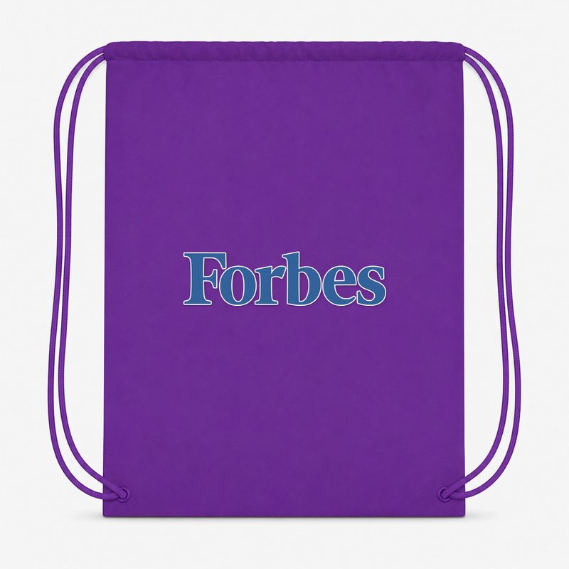 Forbes PNG1 Drawstring Bag - Purple