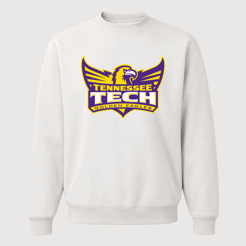 Men's Tennessee Tech Golden Eagles Crewneck Sweatshirt - White